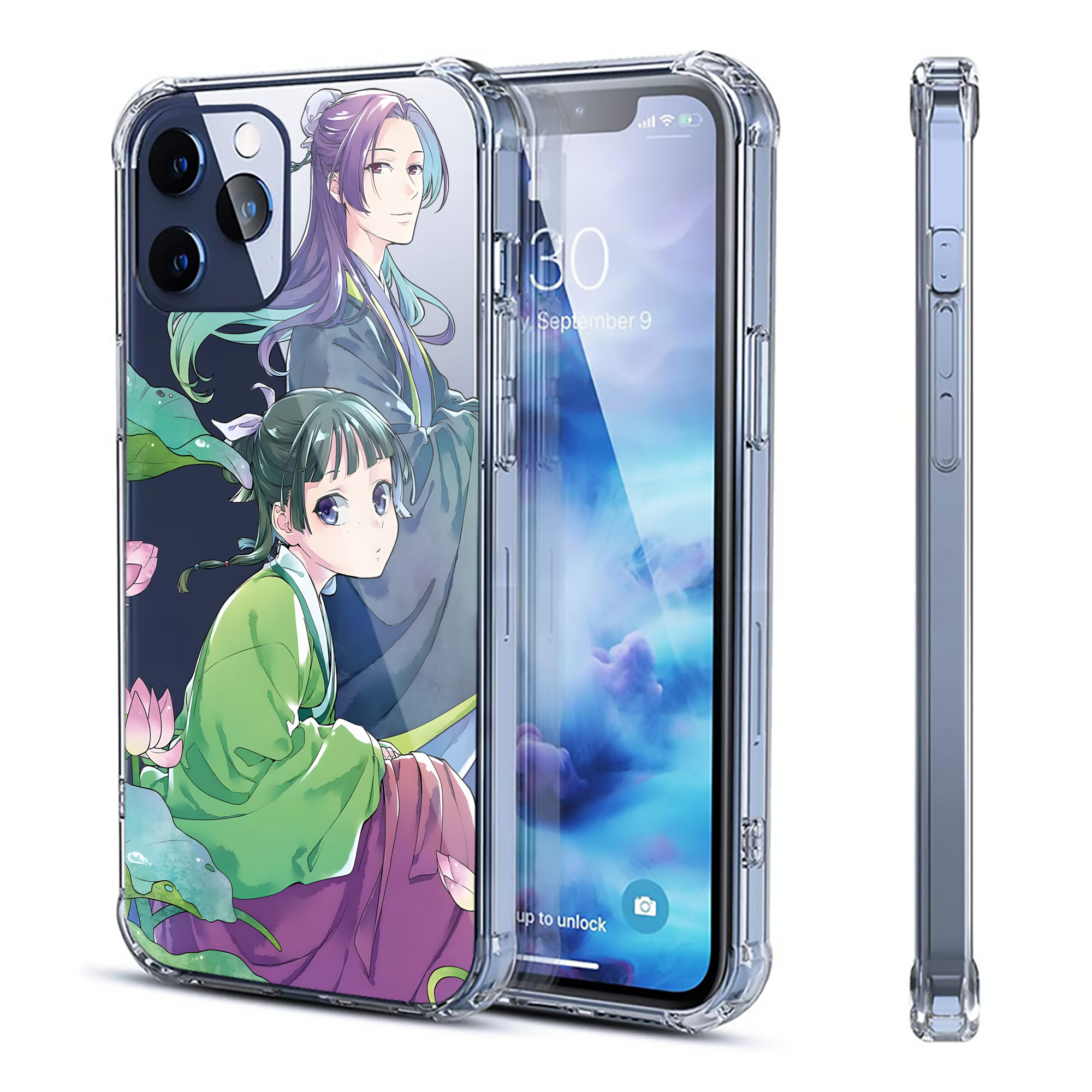 （画像用） 薬屋のひとりごと The Apothecary Diaries 【iPhone 12シリーズ対応】透明スマホケース（クリアソフトケース）